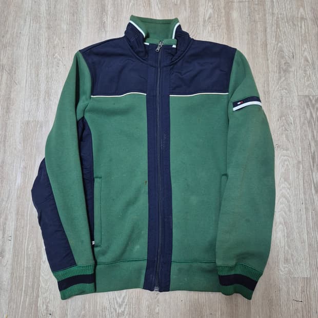 타미힐피거 스웻 져지 집업자켓