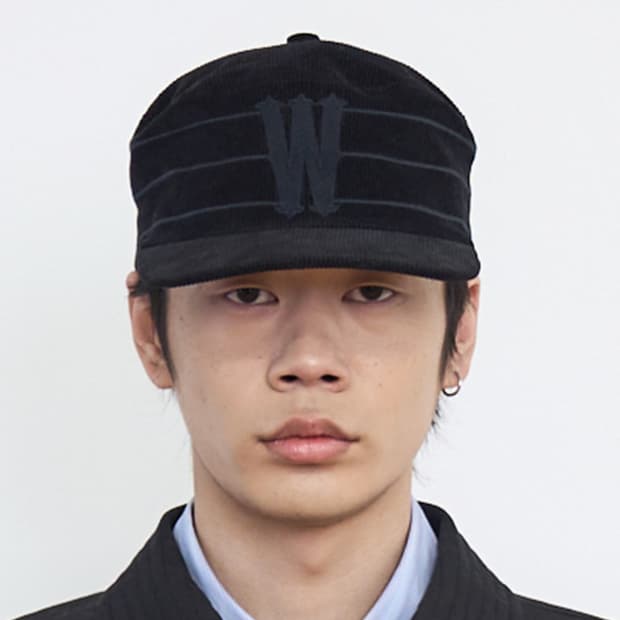 품절템)웨스켄 스트리프 필박스 캡 블랙 컬러