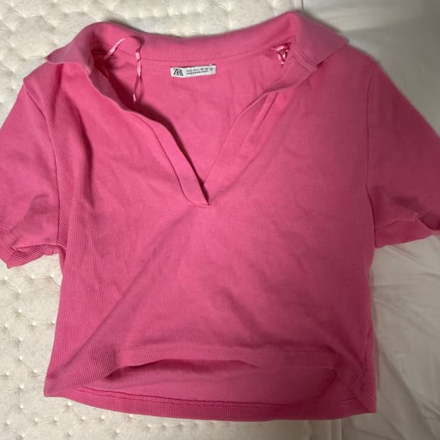 자라 크롭 카라반팔