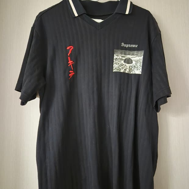 2017 Supreme X Akira soccer top shirt 
