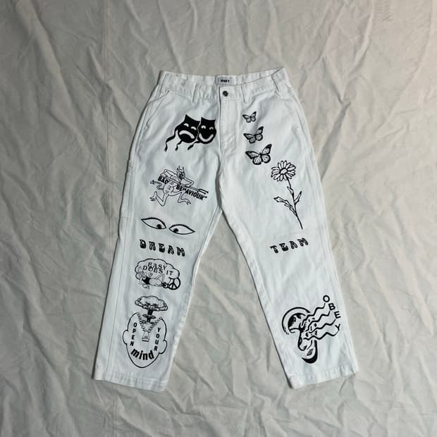 오베이 코튼팬츠 