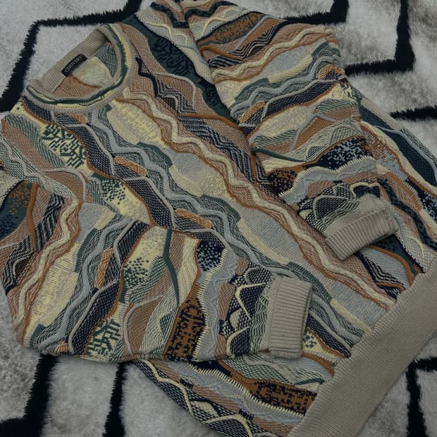 [실측L]Chovert 빈티지 케이블 니트