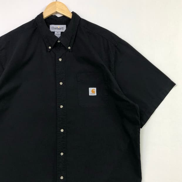 XL 칼하트 블랙 워크 셔츠