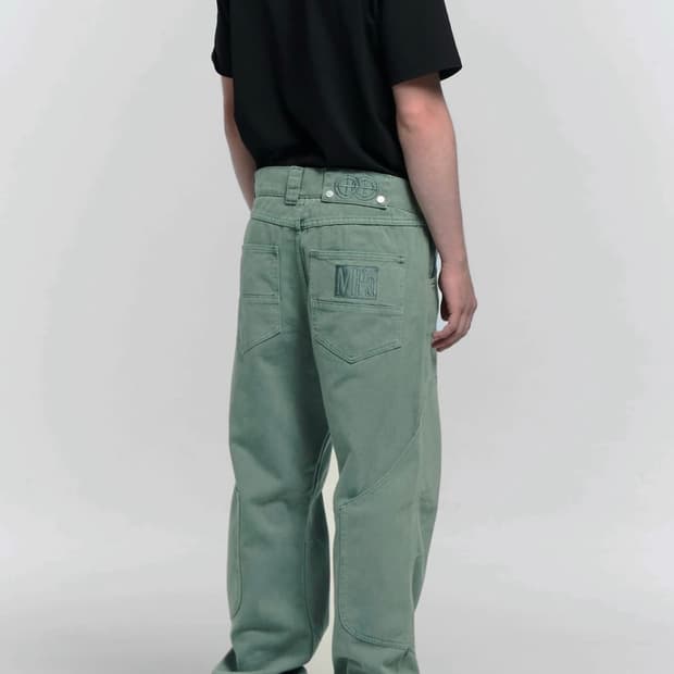MPa CALF POCKET PANTS (EMERALD)