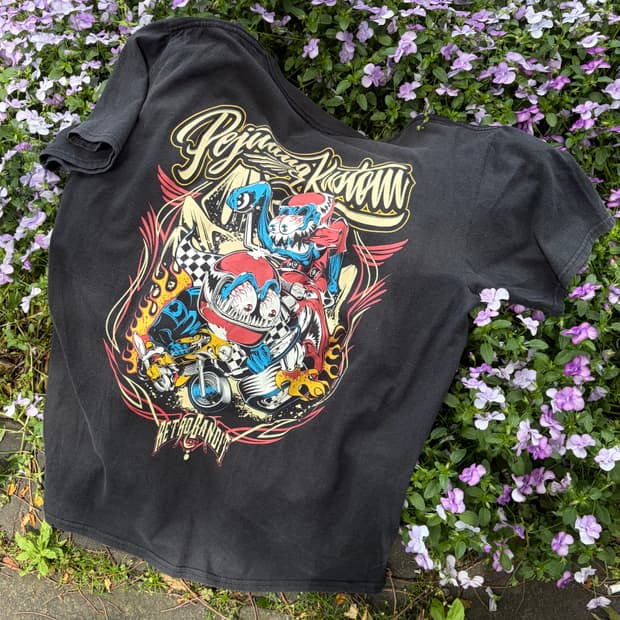 sundfade vintage racing t-shirt