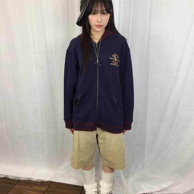 Polo Ralph Lauren Navy Zip Hoodie