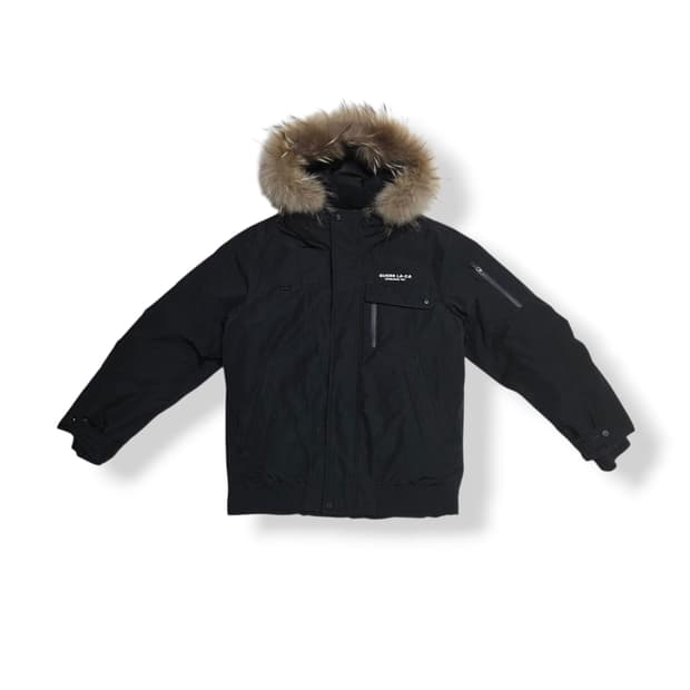 Guess 게스 라쿤털 덕다운 숏패딩