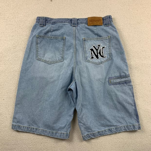 노앙 NYC 데님 버뮤다 쇼츠