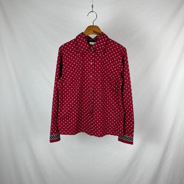 Agnes.B 도트 셔츠