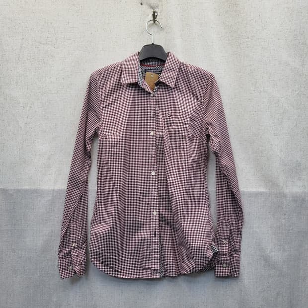 타미힐피거 체크 셔츠 긴팔