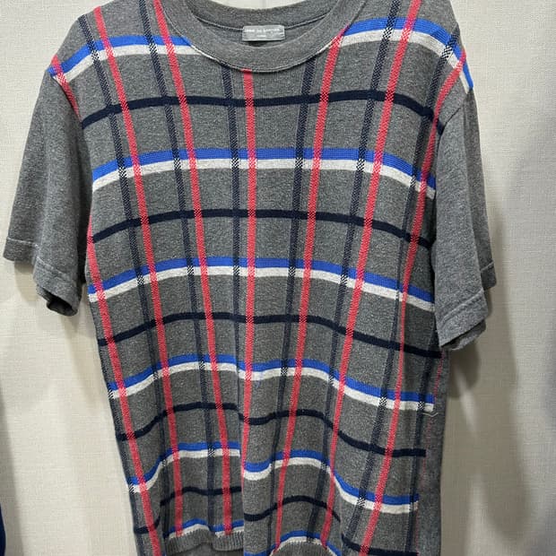 Comme des garcons homme - check knit