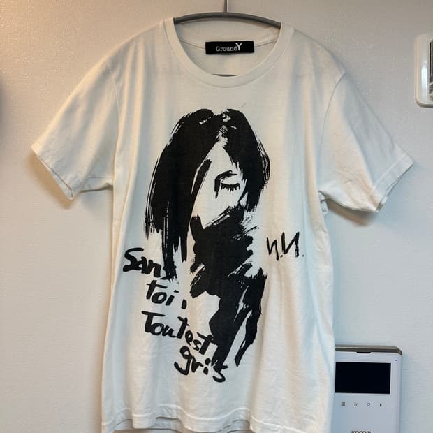 요지야마모토 그래픽 티셔츠