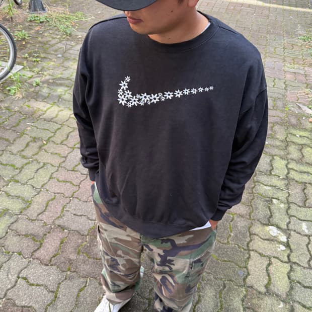 Nike Flower Long Sleeve 나이키 플라워 로고 롱 슬리브