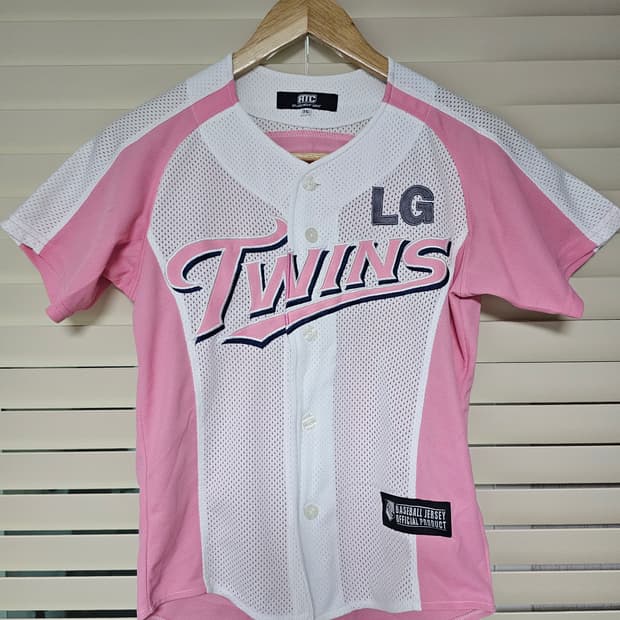 LG 트윈스 야구 유니폼 핑크 정성훈 75