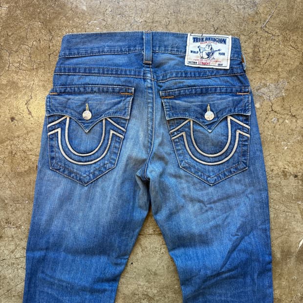 usa 미제 트루 데님 플레어 진