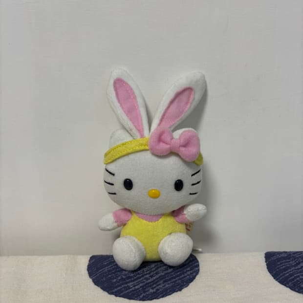 2010년 고전 Ty 토끼 키티 인형