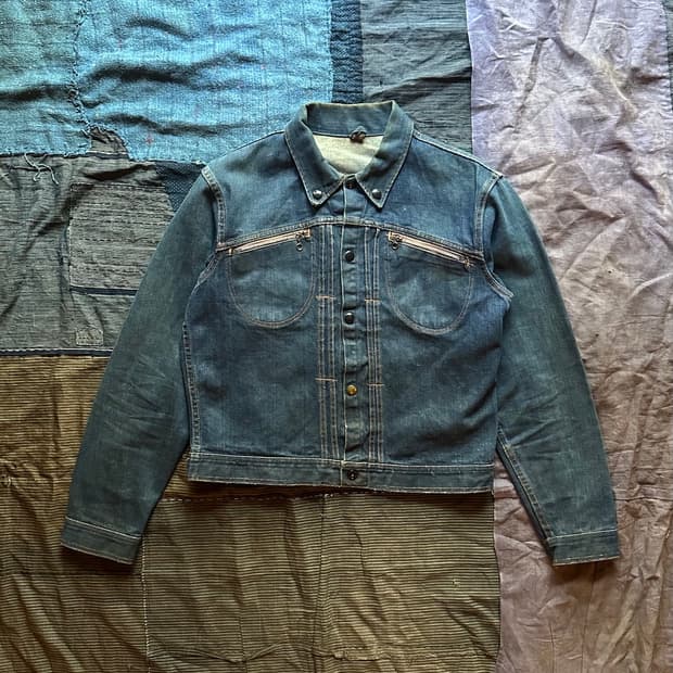 60s USA Sears 빈티지 시어스 2세대 데님 자켓 rrl