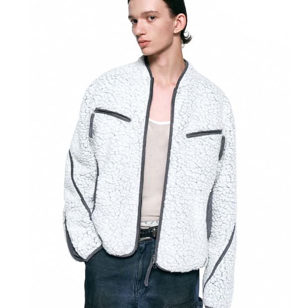 인사일런스 시어링 울자켓 