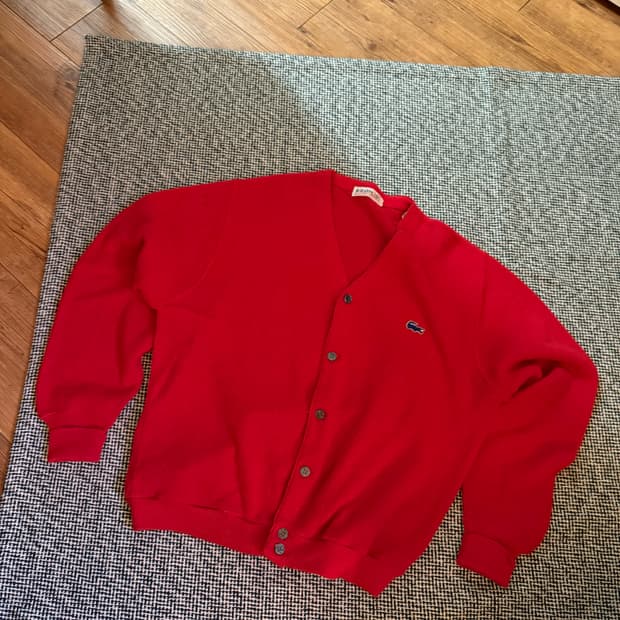 90s usa izod 라코스테 가디건 L