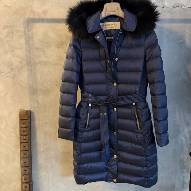 버버리 구스다운 패딩 코트 55