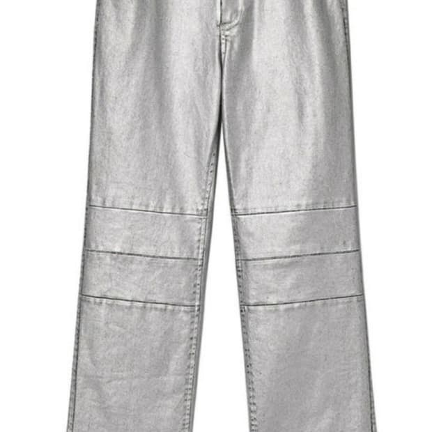 [OPEN YY] Silver Paneled Pants 실버 팬츠
