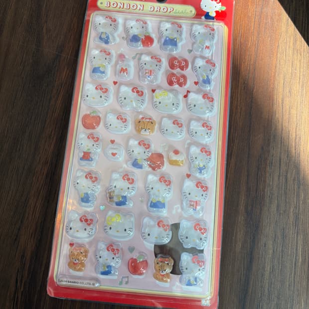 헬로키티 봉봉드롭 스티커
