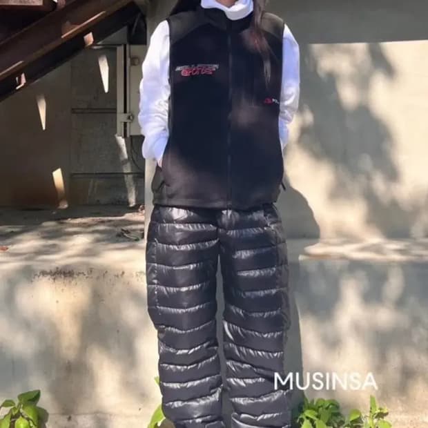 스컬프터 폴라텍 Color Block Vest 후리스 조끼