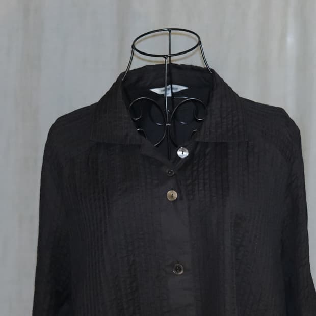 [Harpers Bigot] Black long shirt