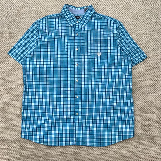 챕스랄프로렌 체크 하프 셔츠 r3935