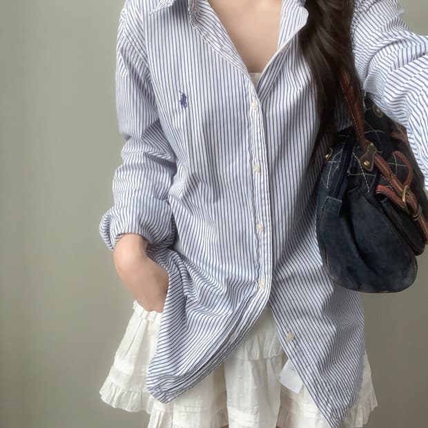 폴로 스트라이프 셔츠