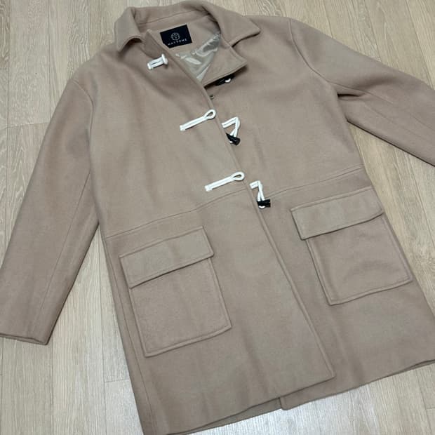 (새상품)떡볶이 코트 베이지