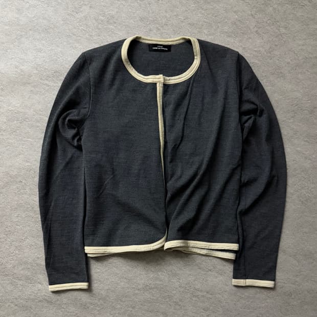 꼼데가르송 니트 가디건