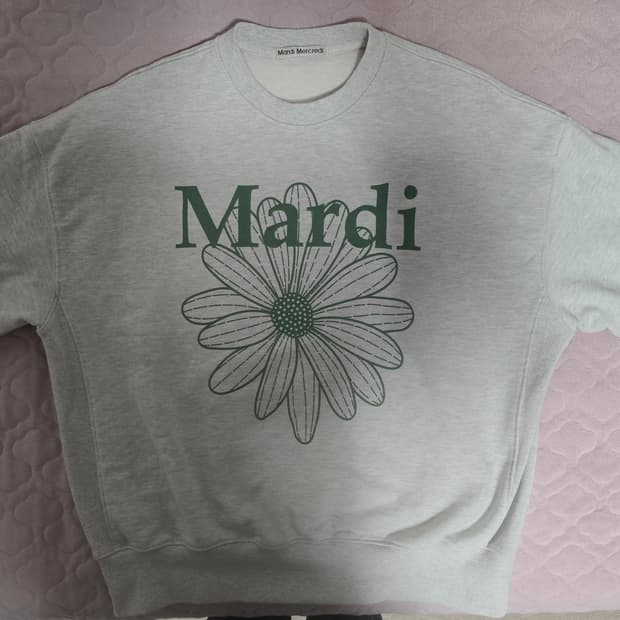 마르디 메크르디 플라워 나염 스웨트 셔츠 맨투맨 
여성 free
