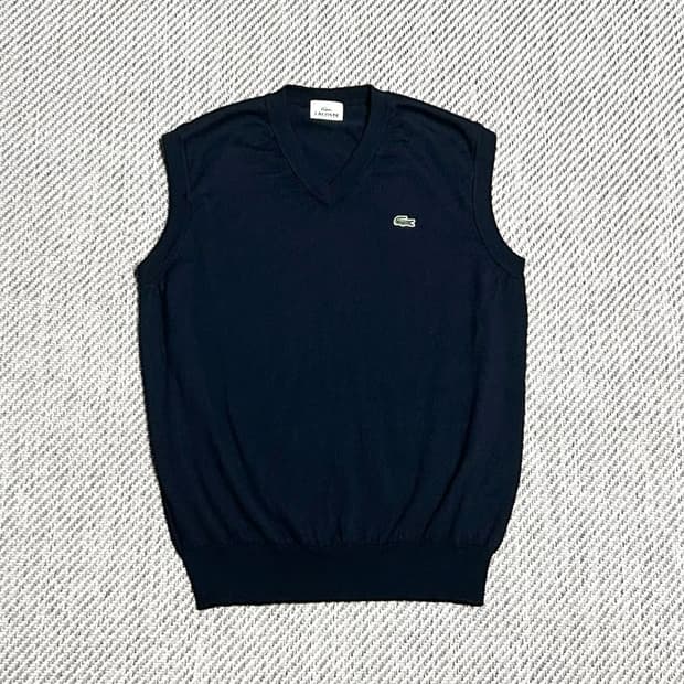 [S] Lacoste 라코스테 네이비 니트조끼
