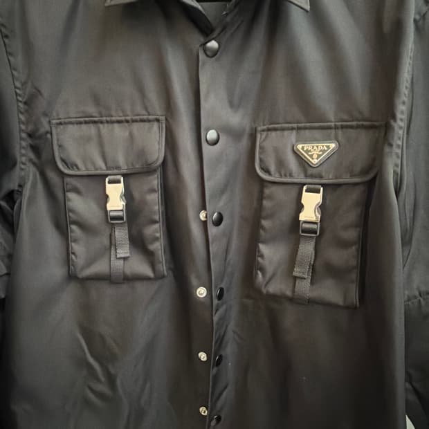 Prada 리나일론 셔츠