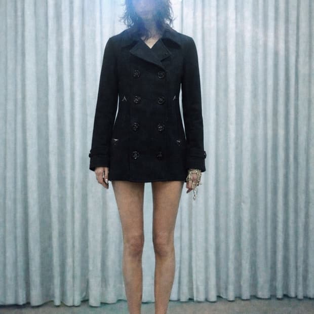 ALPHA INDUSTRIES - 2000‘s 블랙 피코트