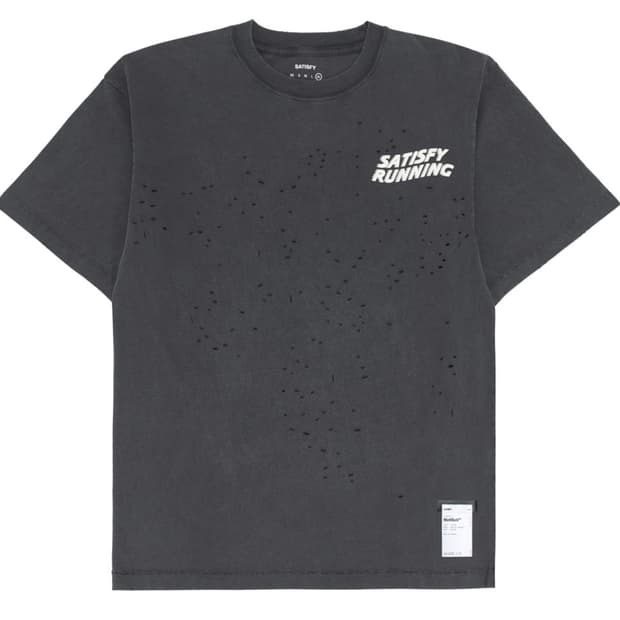 새티스파이 모스테크 티셔츠 에이즈드 블랙 S