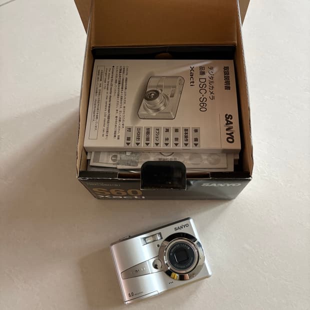 새상품급 산요 VPC - S60 디카 빈티지디카 카메라 