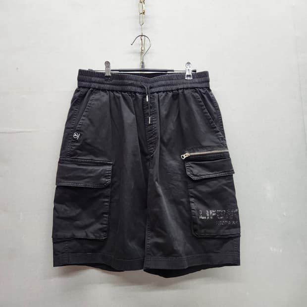 라이프워크 로고 아웃포켓 카코 반바지 M