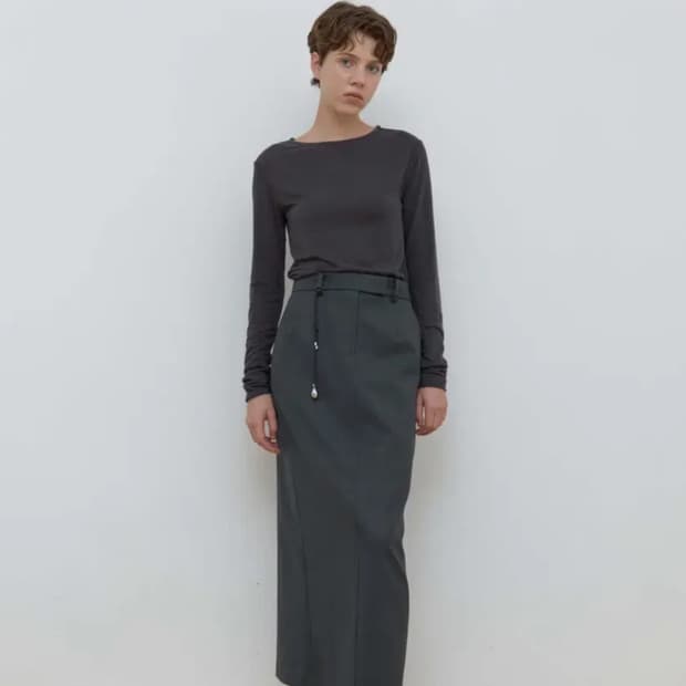 마조네 롱스커트