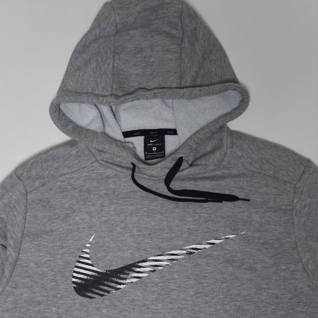 나이키 DRI-FIT 회색 후드티 M