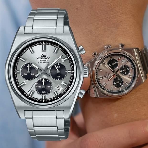 카시오 에디피스 크로노 EFB-730D 실버