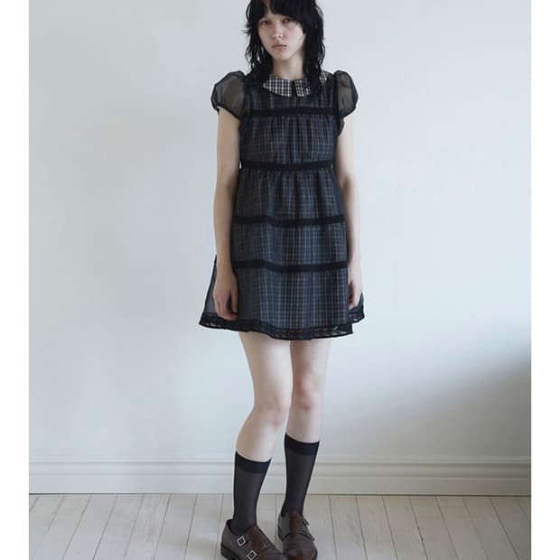 [새상품] dared 데어드 BABYDOLL DRESS IN BLACK
