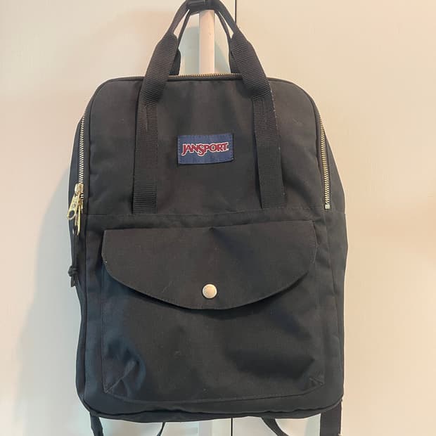 잔스포츠 jansport 블랙 검정색 백팩 / 토트백 노트북