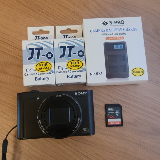 소니 DSC-WX500 디지털 카메라 블랙 모델