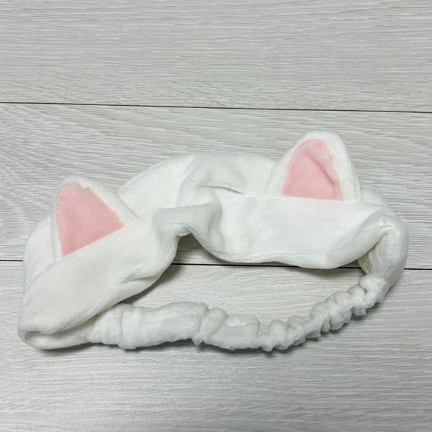 에뛰드 한정판 고양이 세안밴드 머리띠 헤어밴드