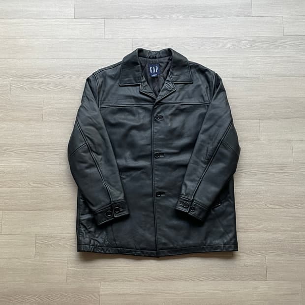 90s 올드갭 레더 카코트 gap carcoat