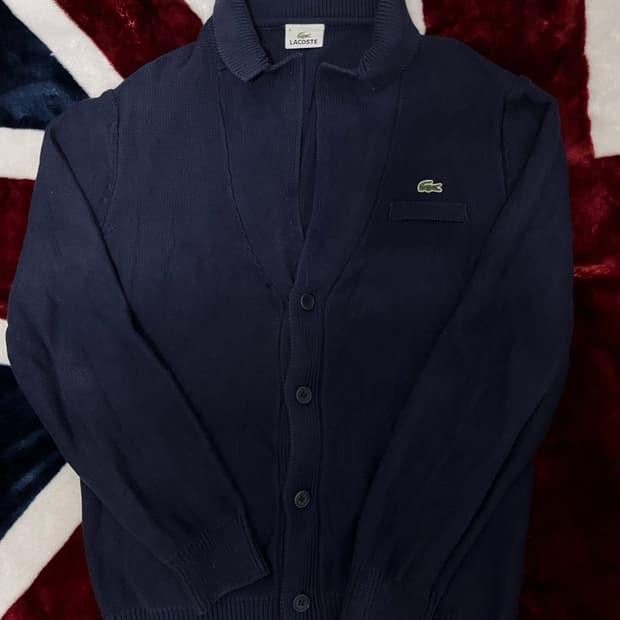 라코스테 가디건 100