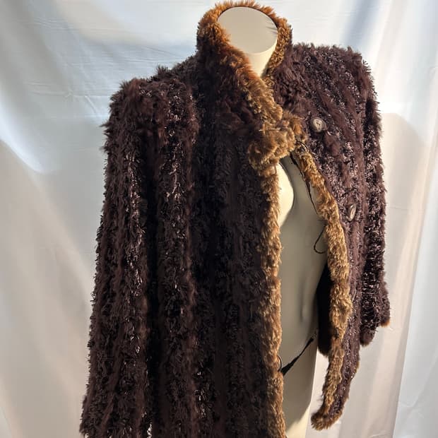 Gitanes shearling reversible fur jacket