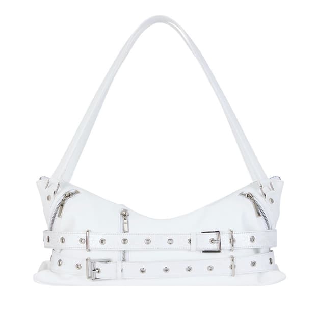 러브이즈트루 SY 로즈 벨트 SHOULDER BAG 화이트 숄더백 가방